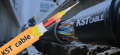 Hybrid optical cable